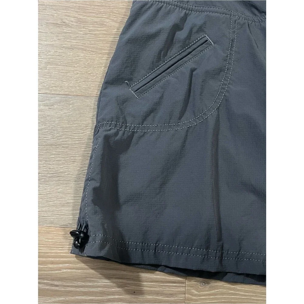 Athleta Womens Cinch Ripstop Hiking Skort Asphalt Gray Size 0